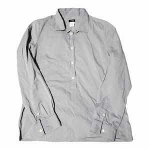 J. Crew Women's Long Sleeve Button Top Dress Shirt
